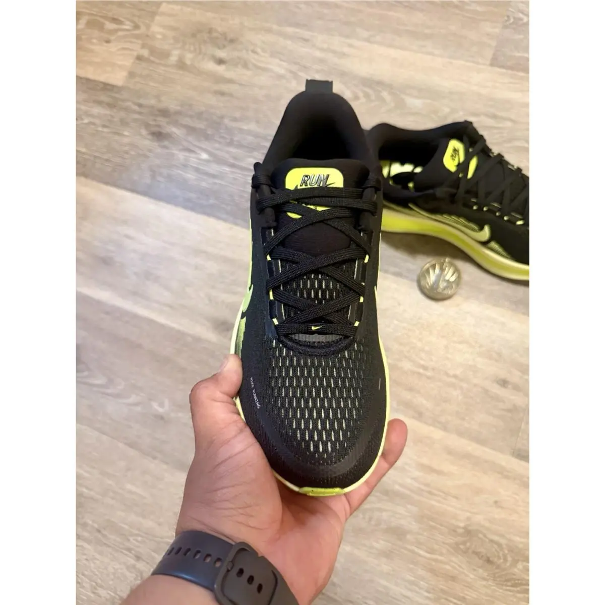 Nike shoes - Nike Vomero 18 - Vomero - HM6804 008 - Black / Cyber / Volt (UPC: 198486910200) 4