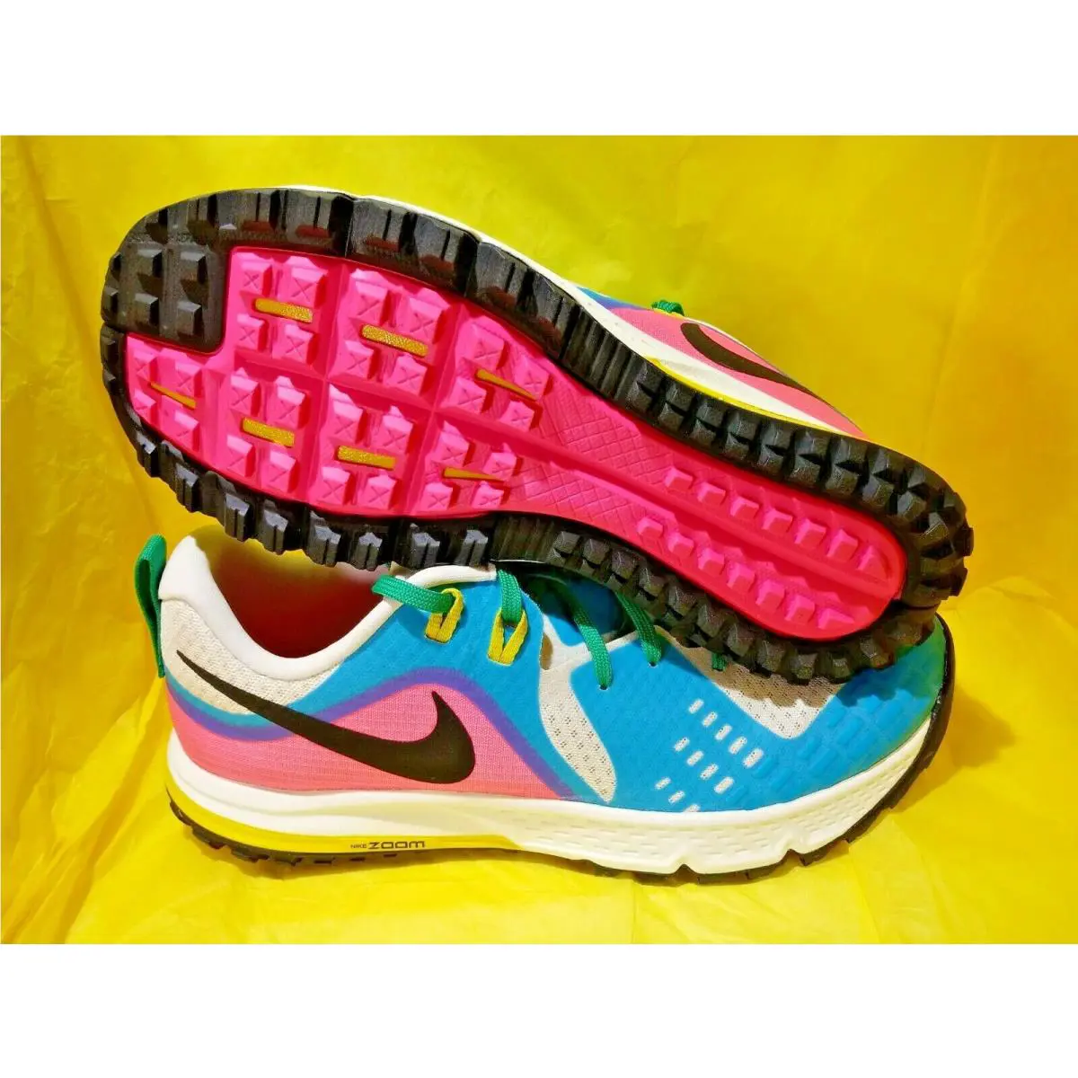 Nike shoes - Nike Air Zoom Wildhorse - Air Zoom Wildhorse - AQ2222100 - LT OREWOOD BRN/BLACK-BLUE PURY 3