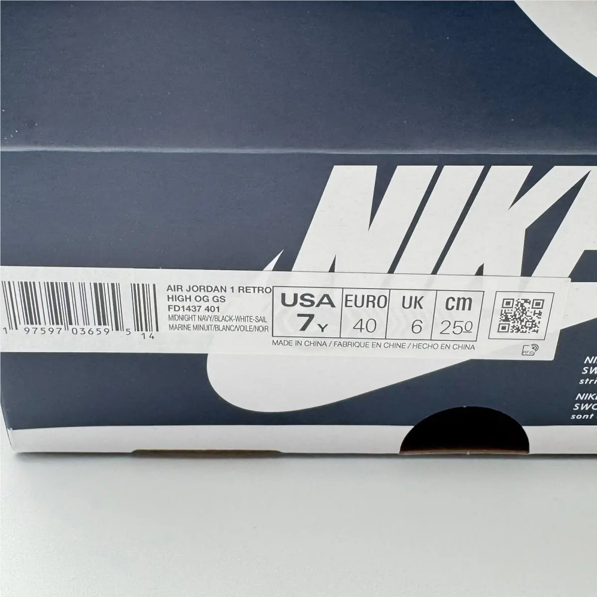 Nike shoes - Air Jordan 1 - Air - Blue 18