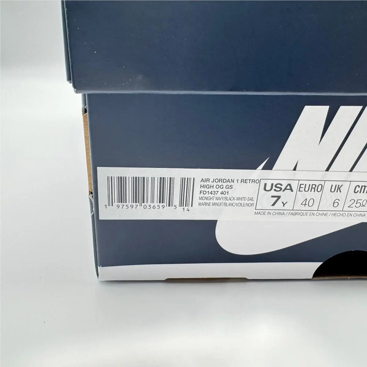 Nike shoes - Air Jordan 1 - Air - Blue 19
