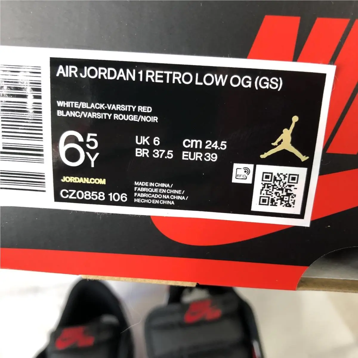 Nike shoes - Nike Air Jordan 1 Retro Low OG GS - Multicolor 0