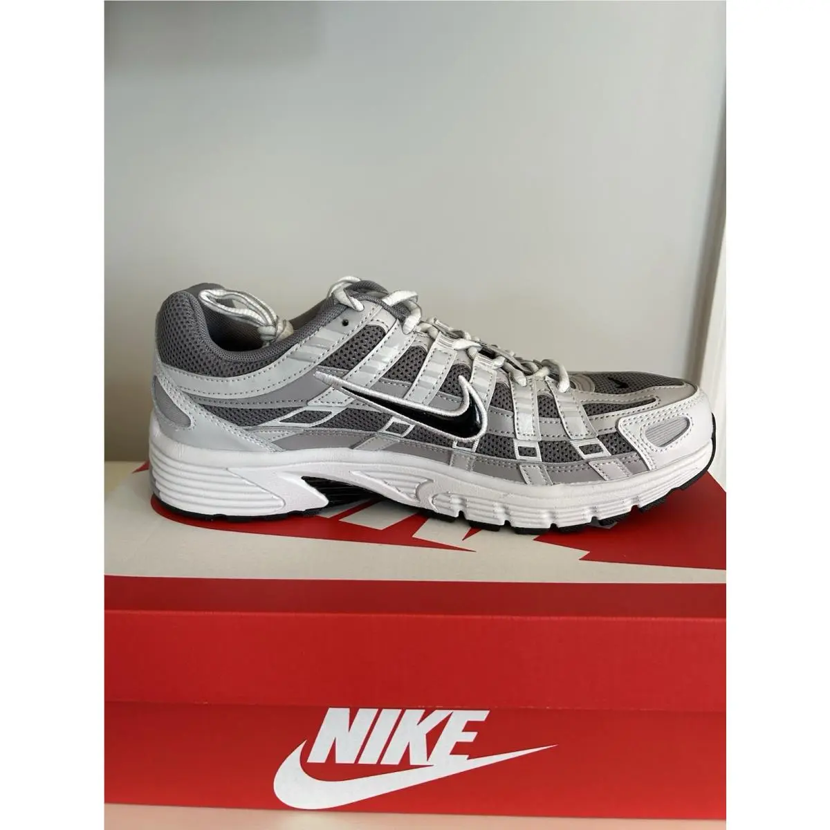 Nike shoes - Nike P-6000 - CD6404-107 - White/Metallic Silver/Black 6