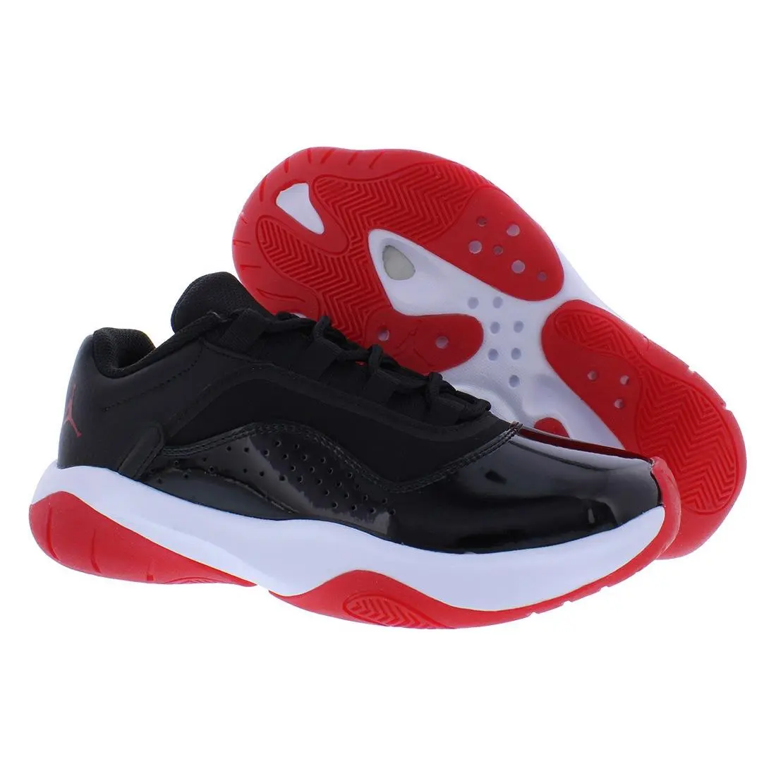 Nike Air Jordan 11 Comfort Low GS Boys Shoes Size 5 Color: Black/varsity