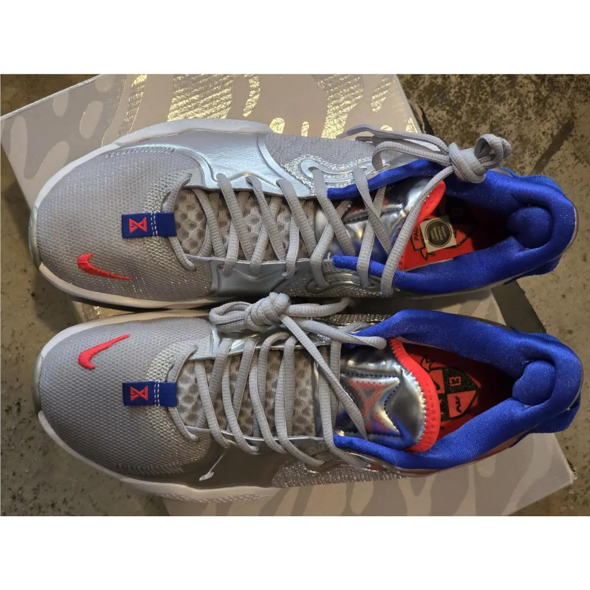 Nike shoes - Nike PG 5 - CW3143-005 - Silver 1