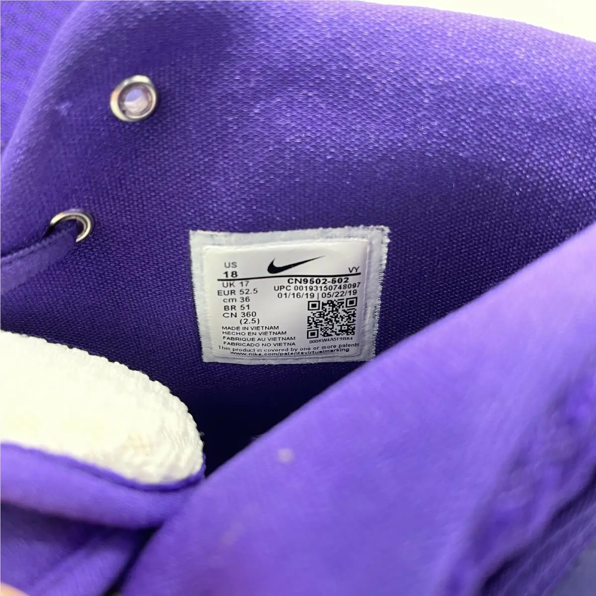 Nike shoes - Nike Zoom Rize - Zoom Rize - CN9502-502 - Purple 7