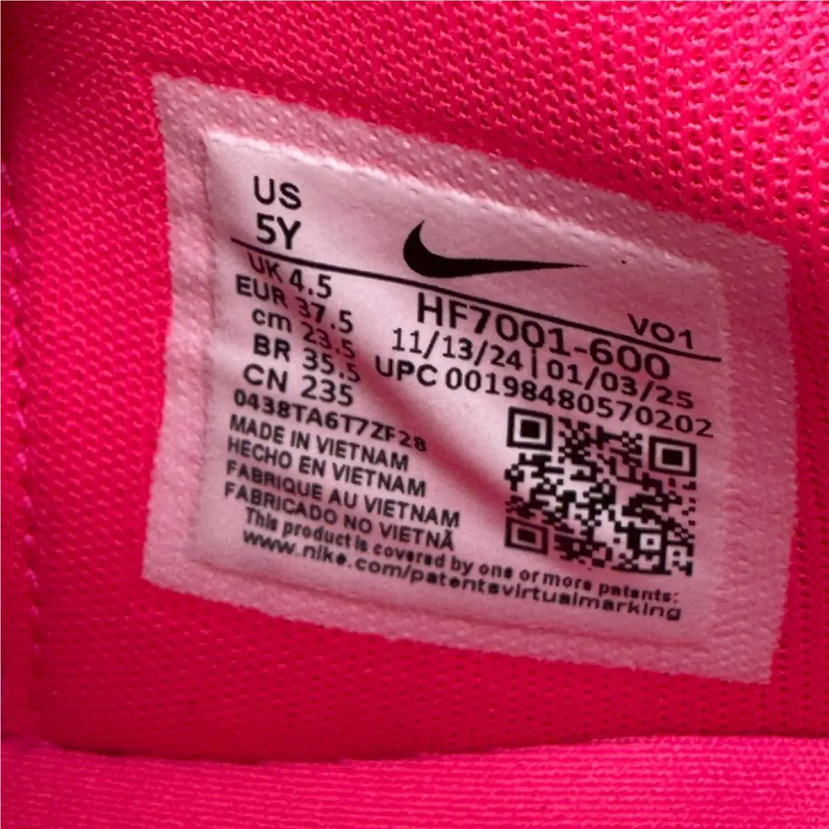 Nike shoes - A`one - Pink, Exterior: Pink 10