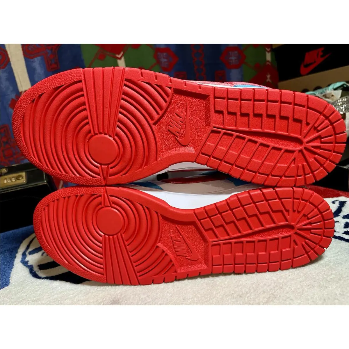 Nike shoes - Nike Dunk Low By You - White/Black-Red 10