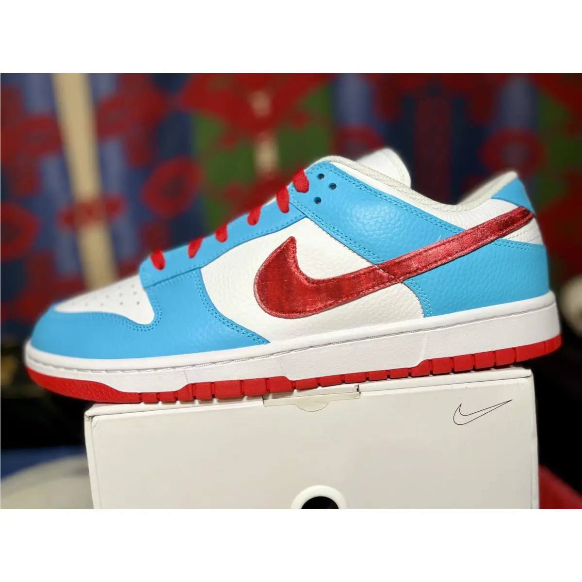 Nike shoes - Nike Dunk Low By You - White/Black-Red 2