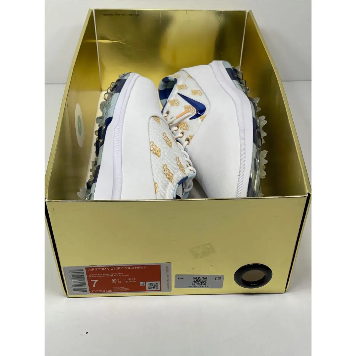 Nike shoes - Nike Air Zoom Victory - Air Zoom Victory - CK1213 100 - WHITE DEEP ROYAL -TOPAZ MIST (UPC: 194274077612) 8
