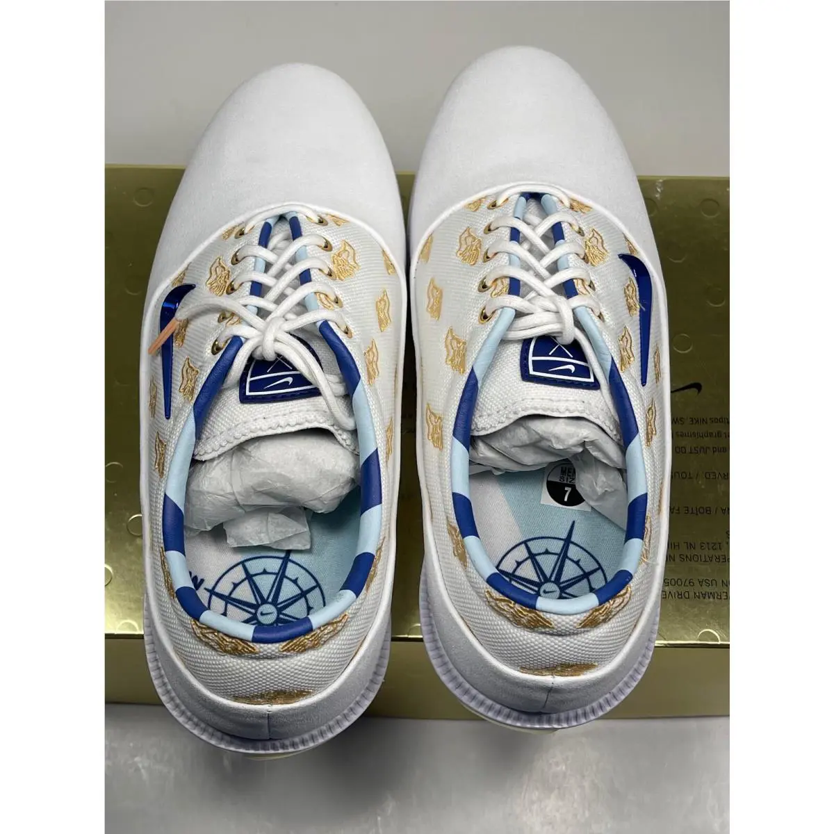 Nike shoes - Nike Air Zoom Victory - Air Zoom Victory - CK1213 100 - WHITE DEEP ROYAL -TOPAZ MIST (UPC: 194274077612) 7
