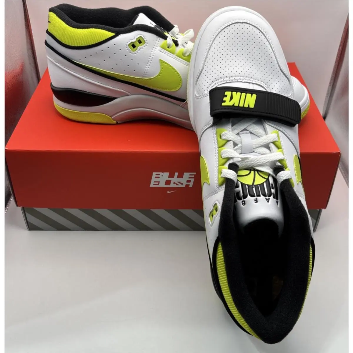 Nike Billie Eilish Air Alpha Force 88 SP Venom Green White Sneaker Size 13