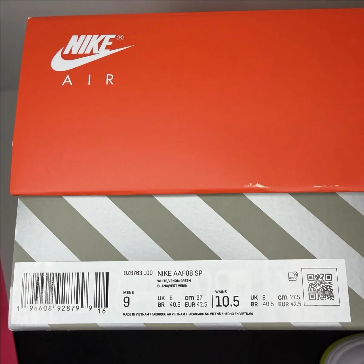 Nike shoes - Nike Air Alpha Force - Air Alpha Force - DZ6763-100 - White/Green/Black 5
