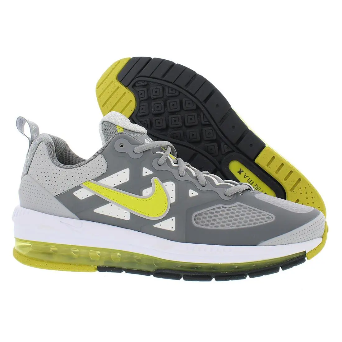 Nike Air Max Genome Mens Shoes Size 10 Color: Grey Fog/high Voltage - Gray, Main: Grey
