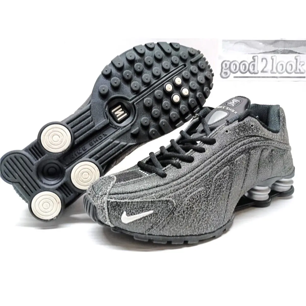 Nike shoes - Nike Shox R4 - Shox - IO4544-002 - Black (UPC: 198728544408) 0