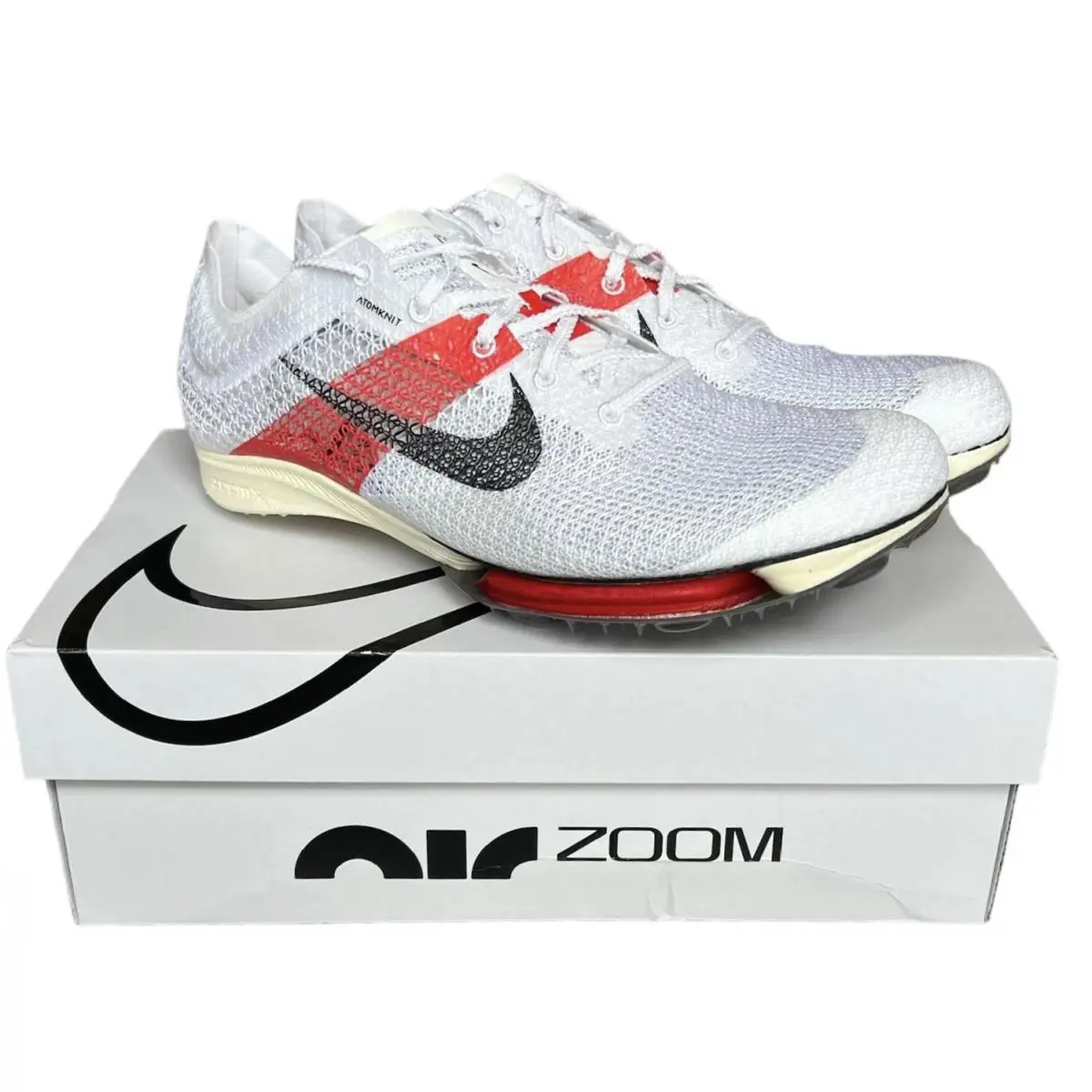 Nike Air Zoom Victory EK Size 8.5 Track Spikes Eliud Kipchoge FJ0668-100 Nby - White