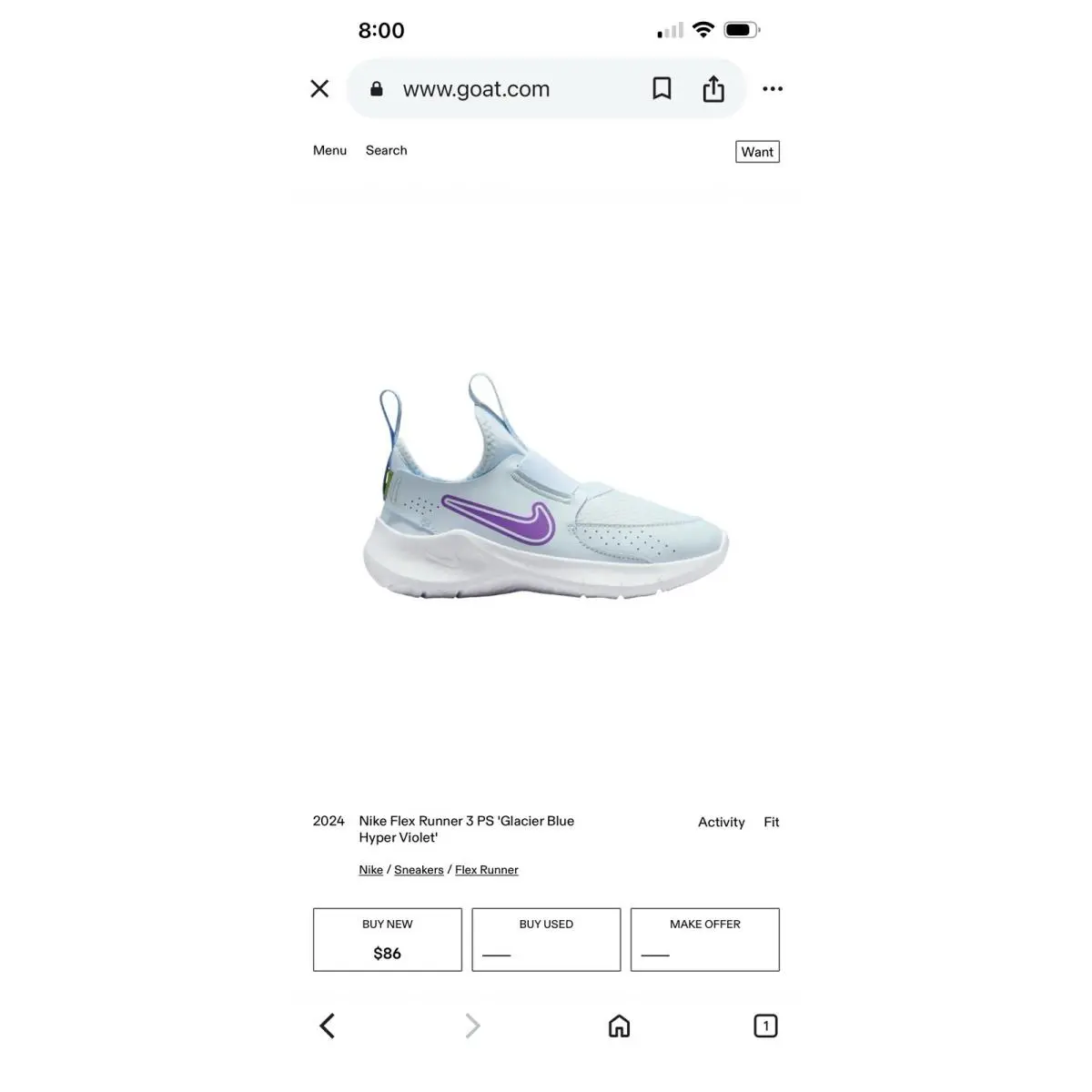 Nike shoes - Nike Flex Runner - Flex Runner - Blue 6