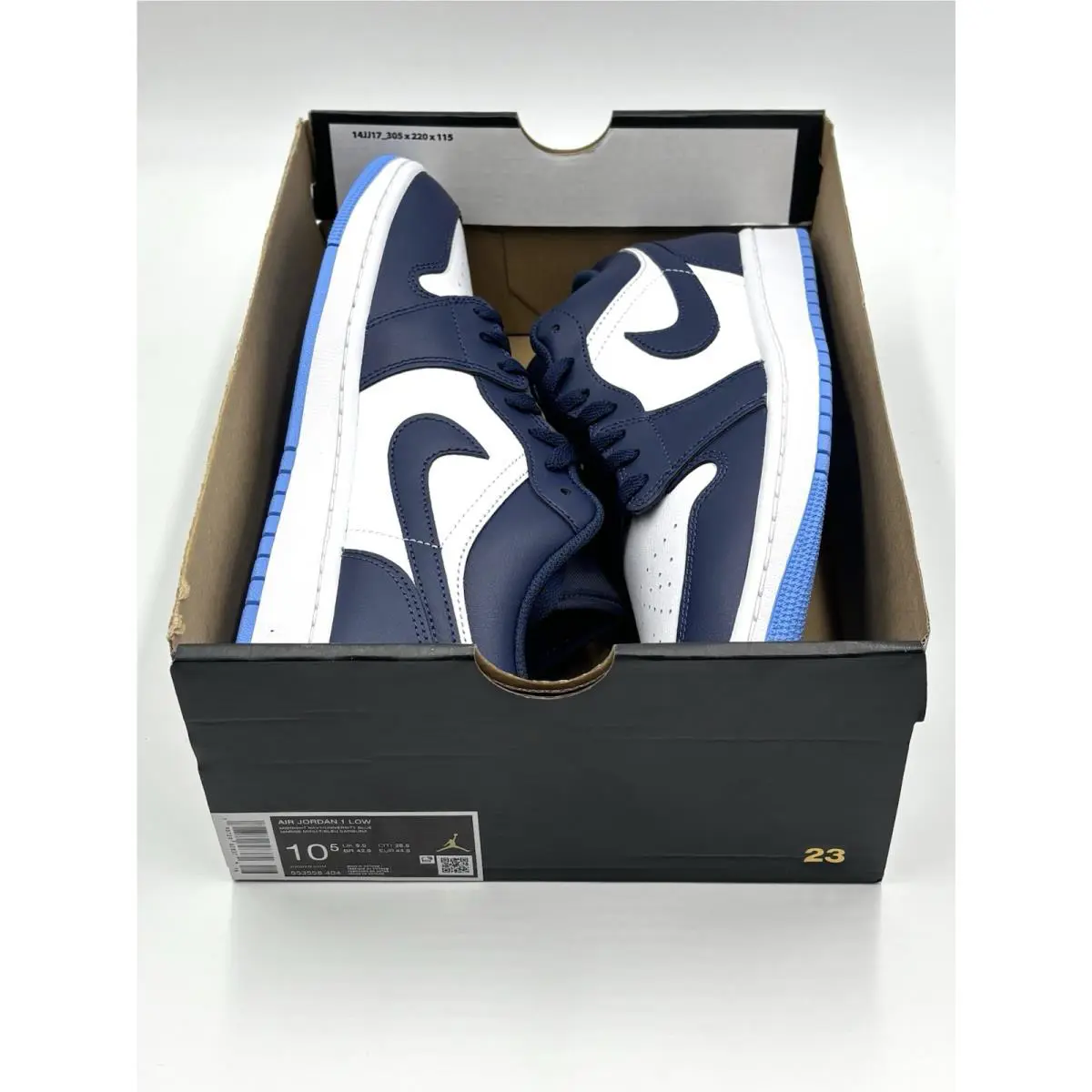Nike shoes - Air Jordan 1 Low - Air Low - 553558-404 - Blue 8