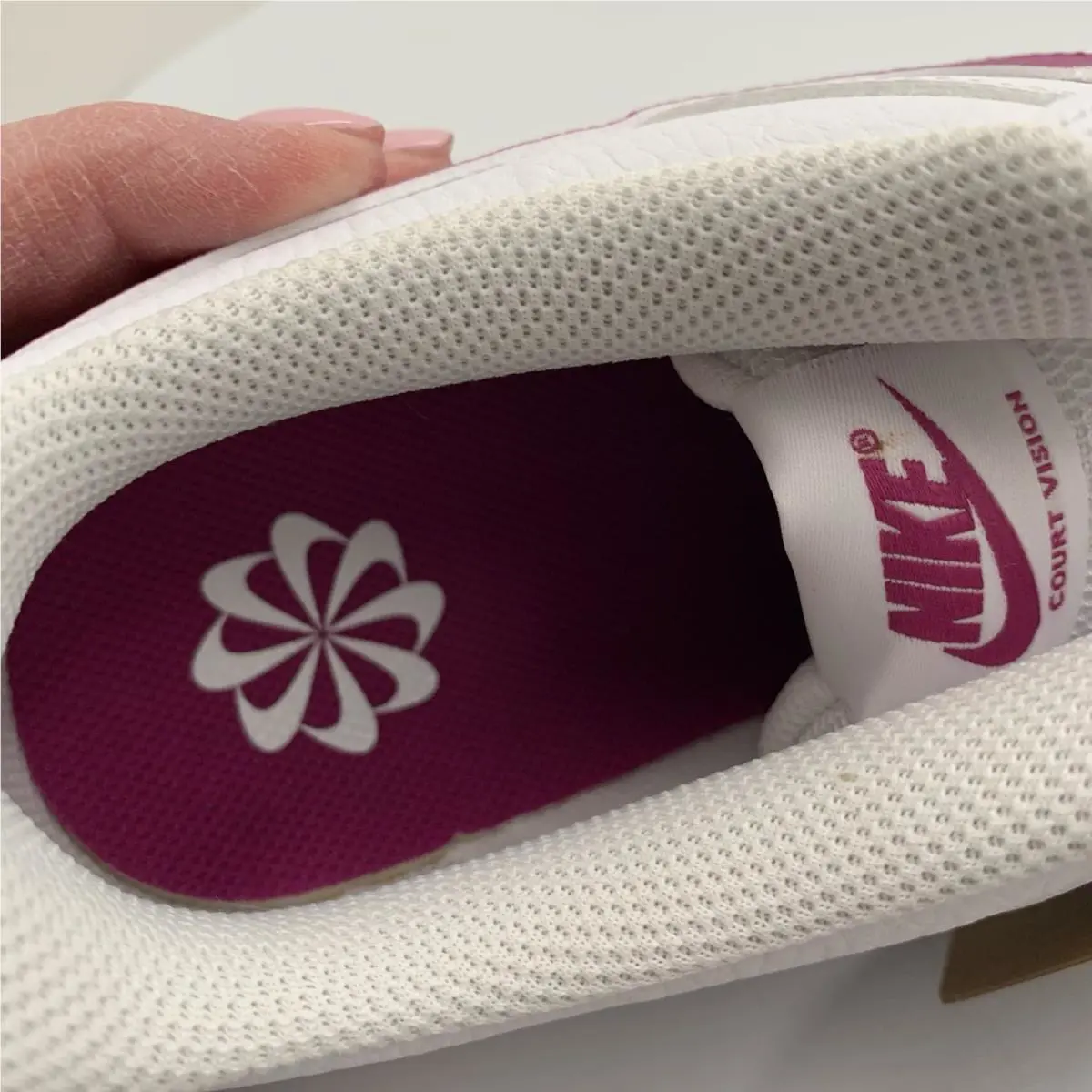 Nike shoes - Nike Court Vision - Court Vision - white/purple 7