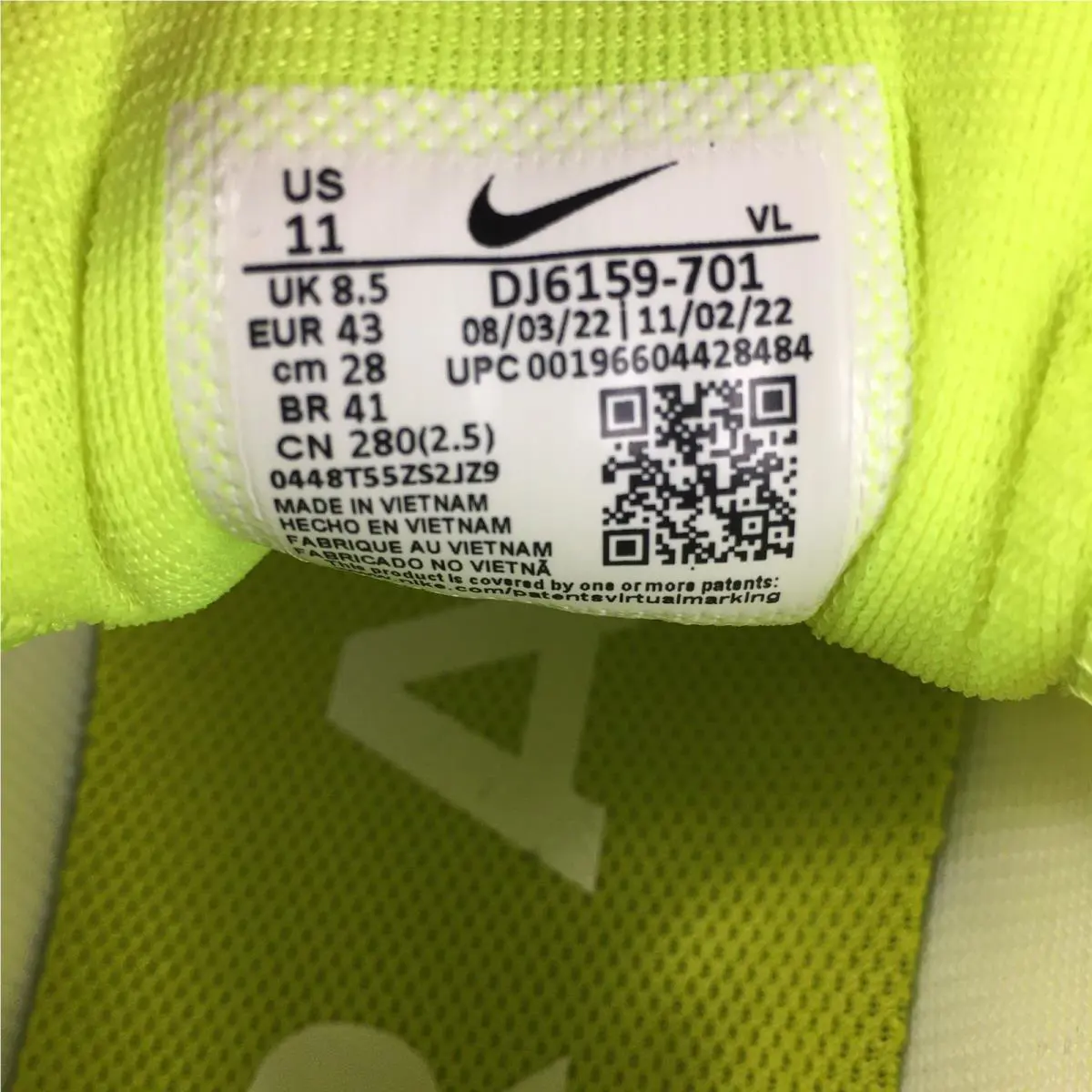 Nike shoes - Nike Pegasus Trail 4 - Pegasus Trail - Dj6159-701 - Green (UPC: 196604428460) 7