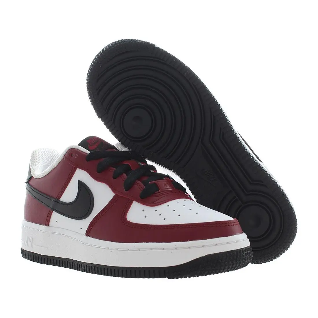 Nike Air Force 1 LV8 1 GS Girls Shoes Size 4 Color: Team Red/black/white
