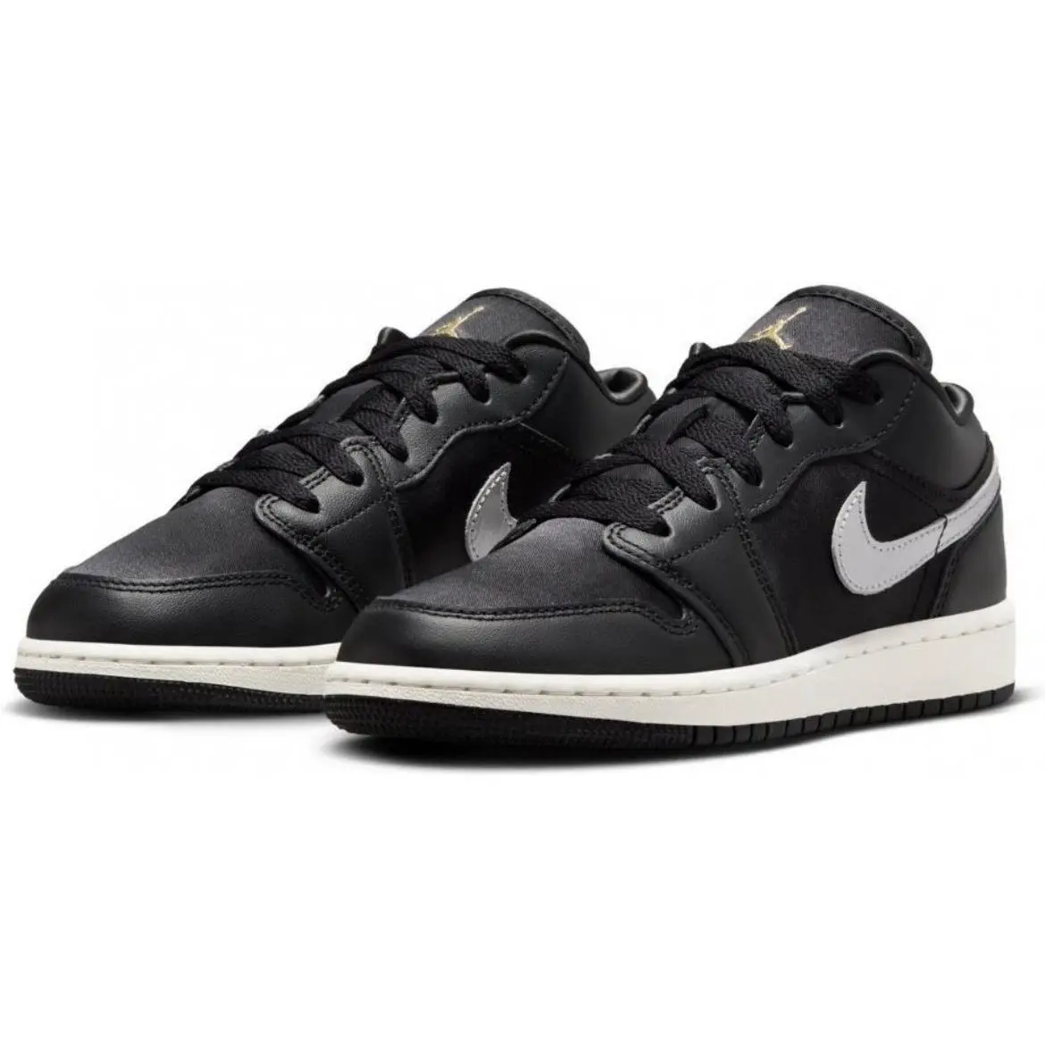 Nike shoes - Air Jordan 1 Low - Air Low - FZ3921 001 - Black/Metallic Silver/Metallic Gold 14
