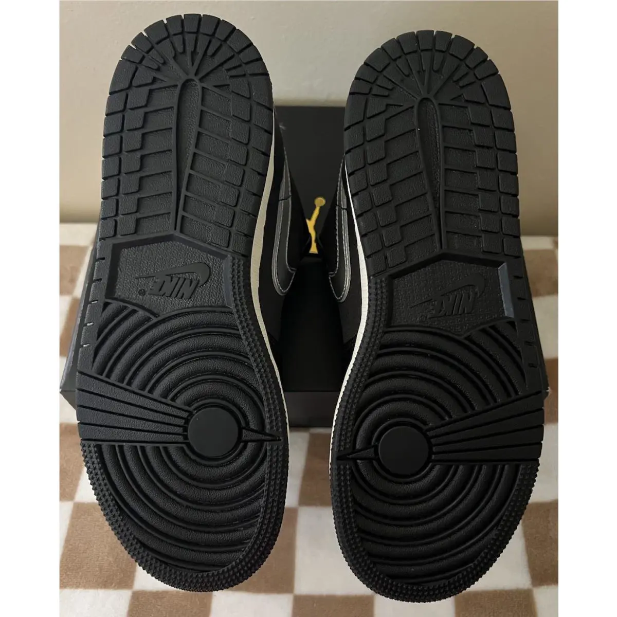 Nike shoes - Air Jordan 1 Low - Air Low - FZ3921 001 - Black/Metallic Silver/Metallic Gold 11