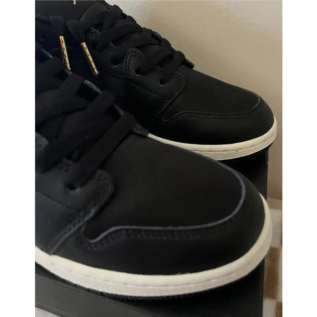 Nike shoes - Air Jordan 1 Low - Air Low - FZ3921 001 - Black/Metallic Silver/Metallic Gold 5