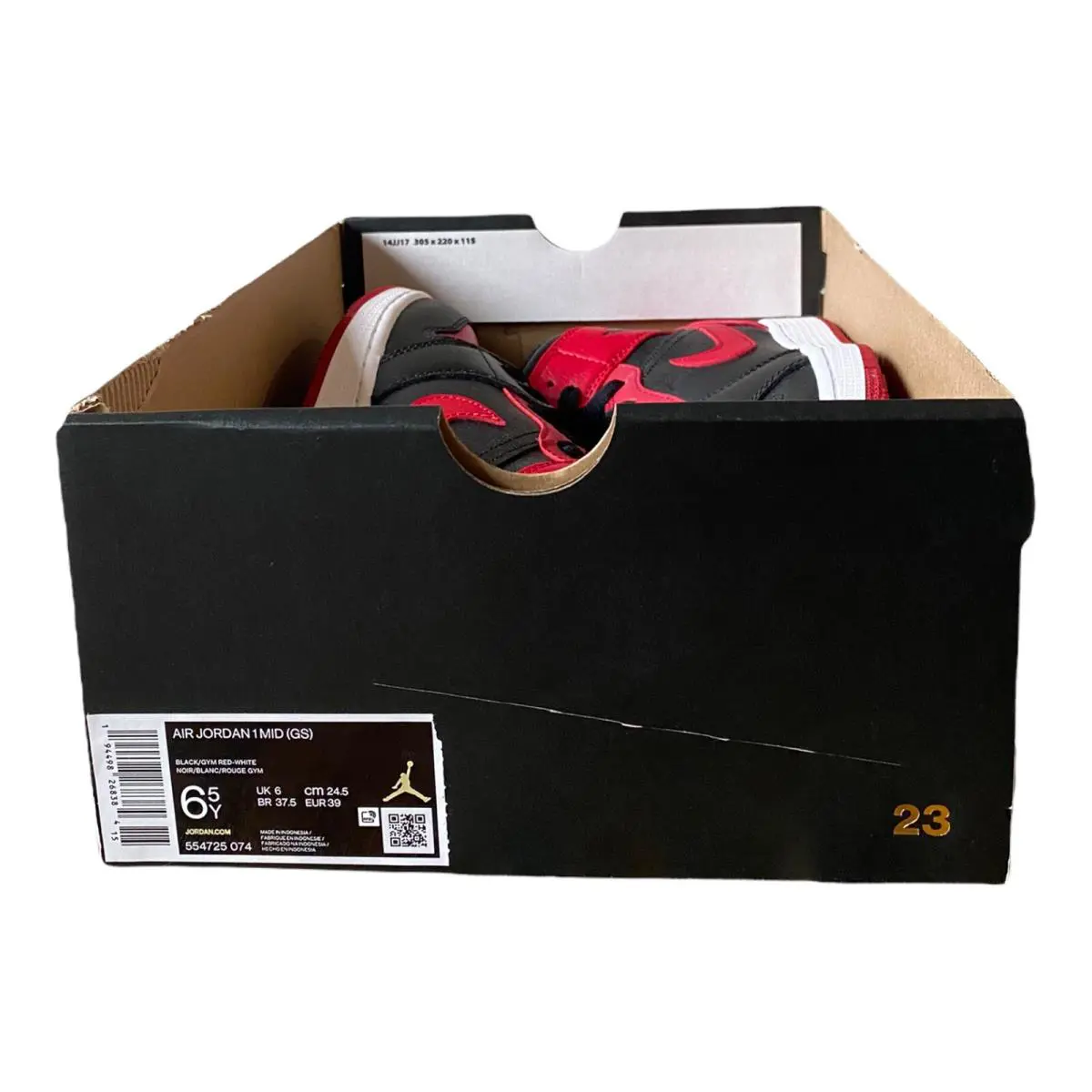 Nike shoes - Air Jordan 1 Mid - Air Mid - Black 5