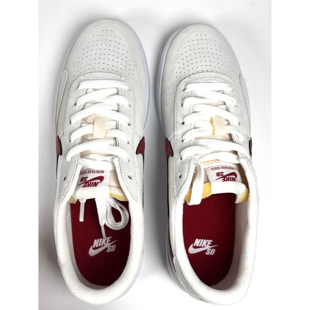 Nike shoes - Summit White and Gym Red 6