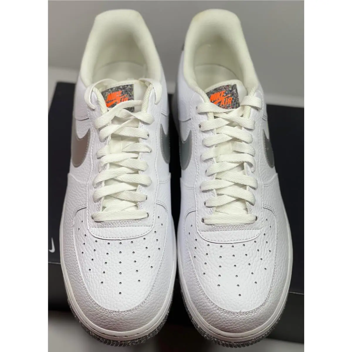 Nike shoes - AIR FORCE 1 07 LV8 - DA4676 100 - WHITE/METALLIC SILVER (UPC: 194497922188) 2