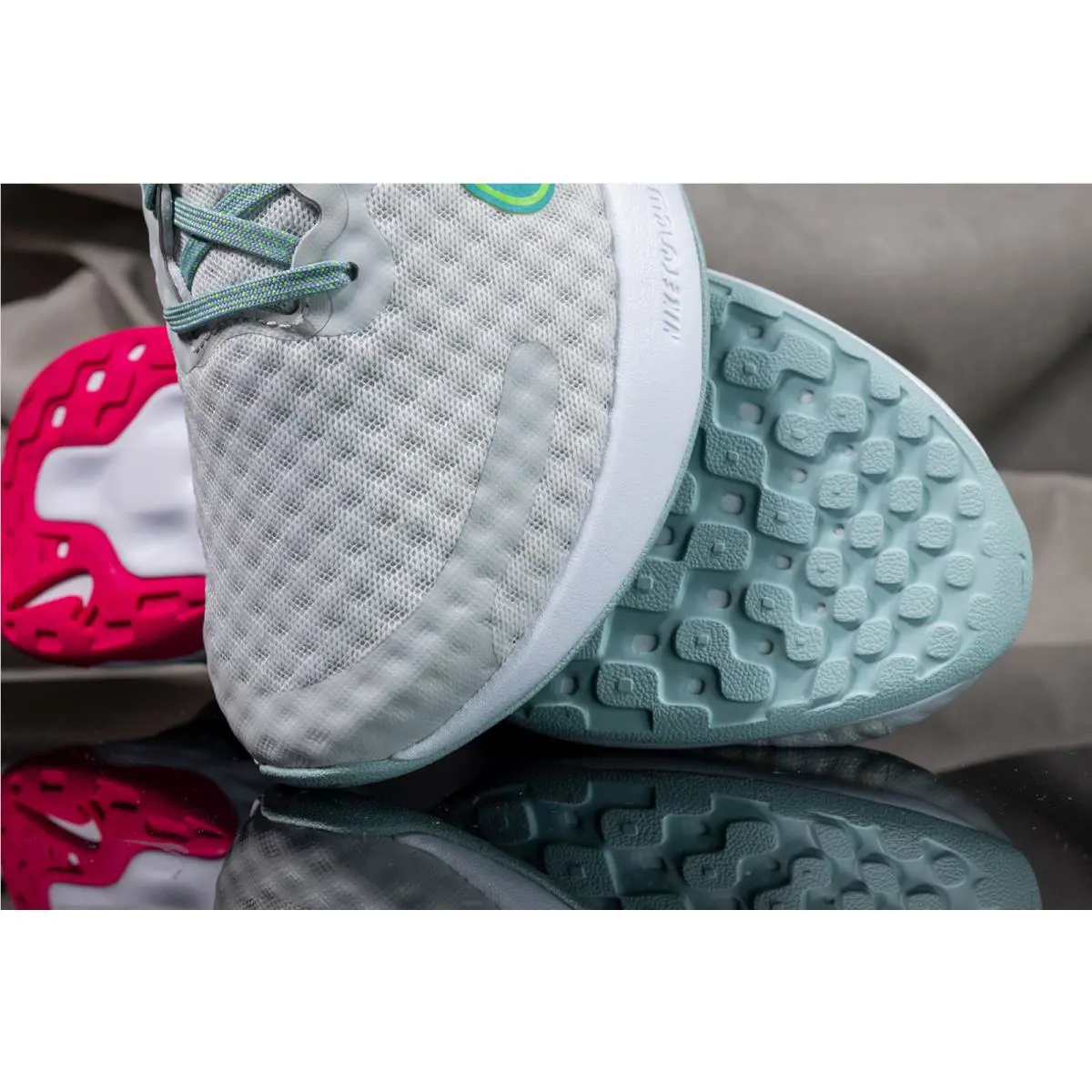 Nike shoes - Nike Renew Ride - Renew Ride - DC8184 - PHOTON DUST/ WASHED TEAL (UPC: 195866103757) 3