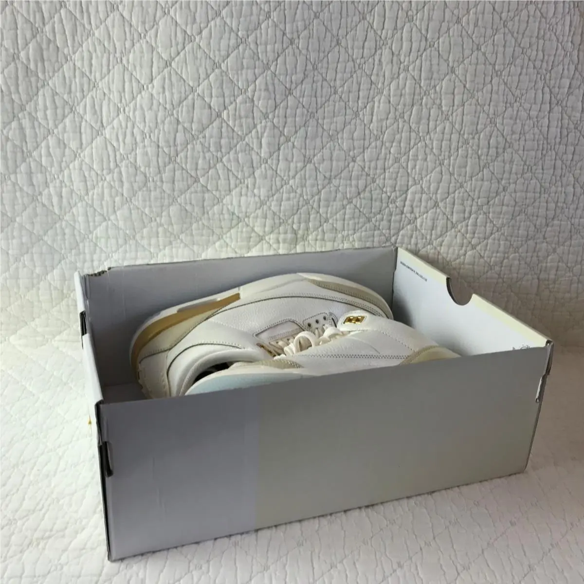 Nike shoes - Air Jordan 3 Retro - Air Retro - IB2255-100 - Sail/ Team Gold-Pale Ivory 10