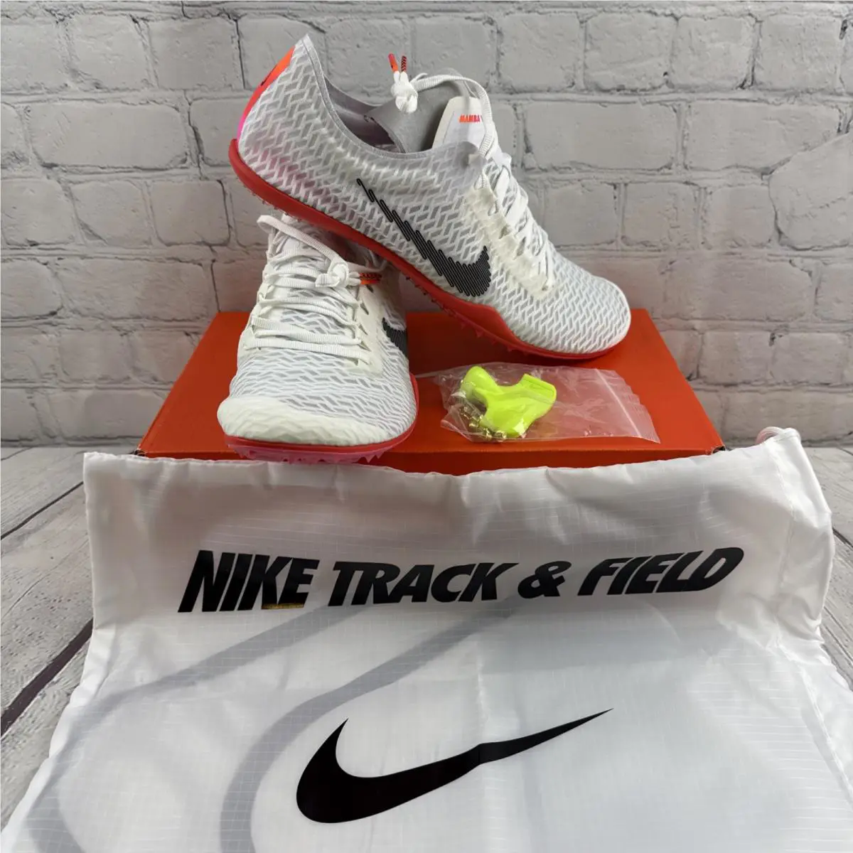 Nike Zoom Mamba V Track Field Spikes Rawdacious DM3071-100 Men’s Size 12
