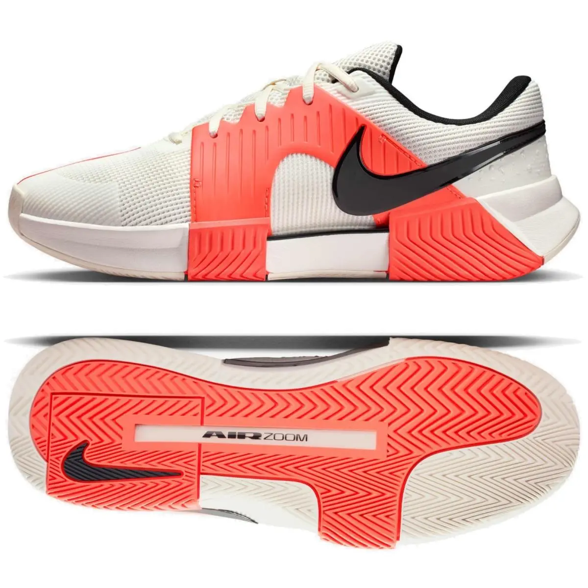 Nike Zoom GP Challenge 1.5 HC Prm Sail/turf Orange IQ5181-100 Men`s Tennis Shoes