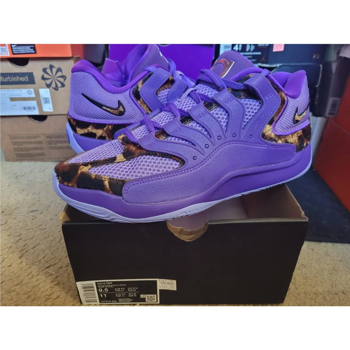 Nike shoes - Nike Air Zoom KD 18 - IO7519 500 - Purple 6