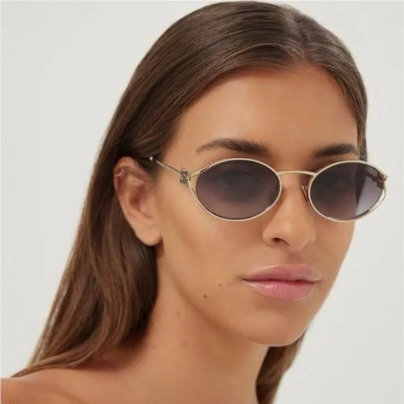 Miu Miu Smu 52Y ZVN5D1 Oval MU 52YS ZVN5D1 Women Sunglasses MU52YS
