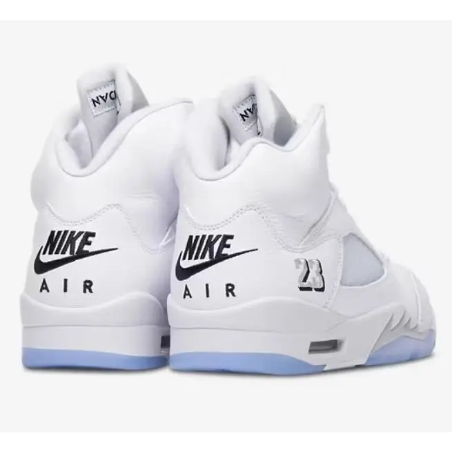 Nike shoes - Air Jordan Retro - Air Retro - HQ7978-103 - WHITE / METALLIC SILVER / BLACK 4