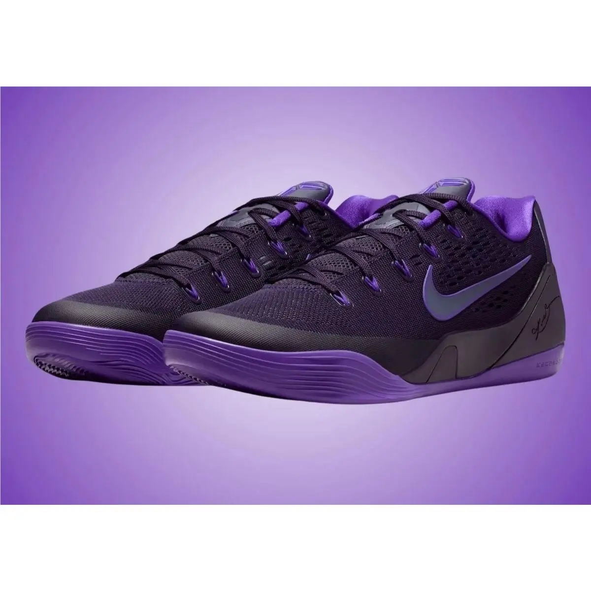 Size 9.5 Nike Kobe 9 EM Low Protro TB Purple Dynasty IH1401-500 Basketball Shoe - Purple, Manufacturer: Purple Dynasty/Fierce Purple/Sanded Purple