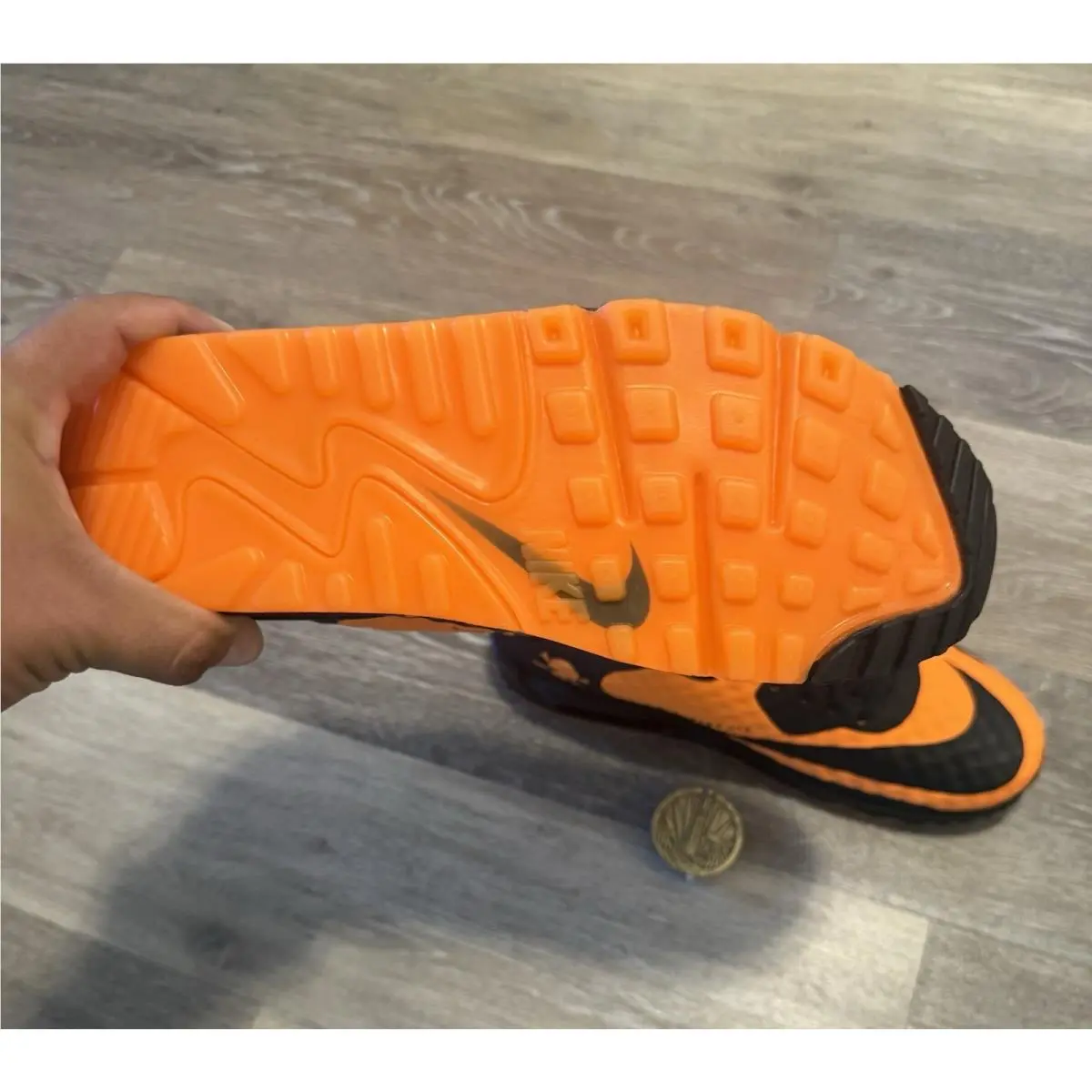 Nike shoes - Nike Air Max 90 - Air Max - IR1978-844 - Bright Citrus / Black / Total Orange (UPC: 198731370841) 9