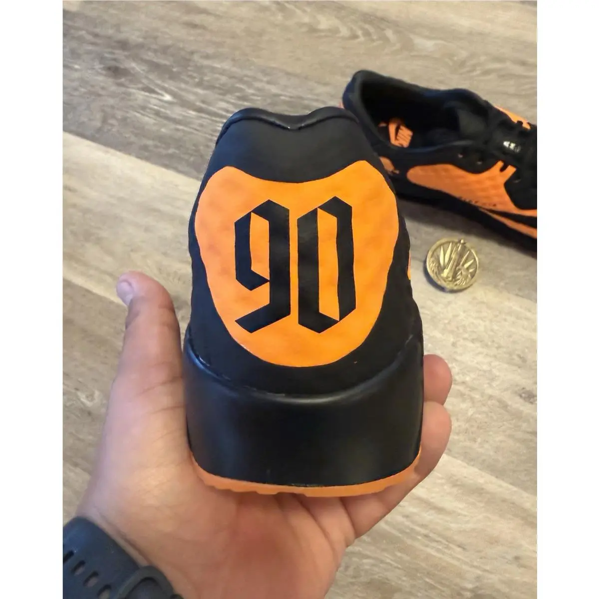 Nike shoes - Nike Air Max 90 - Air Max - IR1978-844 - Bright Citrus / Black / Total Orange (UPC: 198731370841) 0