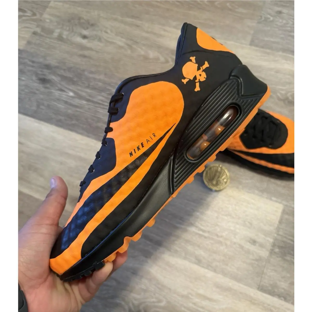 Nike shoes - Nike Air Max 90 - Air Max - IR1978-844 - Bright Citrus / Black / Total Orange (UPC: 198731370841) 3