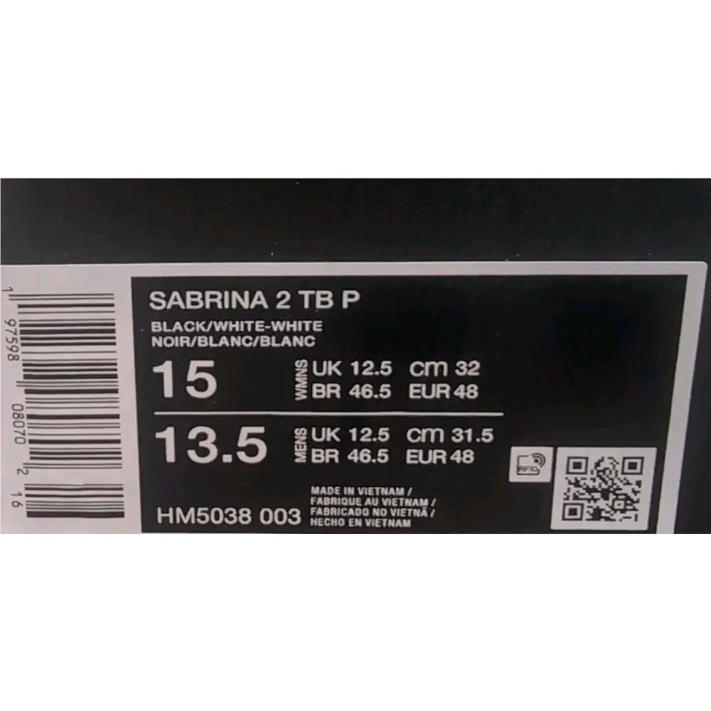 Nike shoes - Sabrina 2 TB Promo Black - HM5038-003 - Black 5