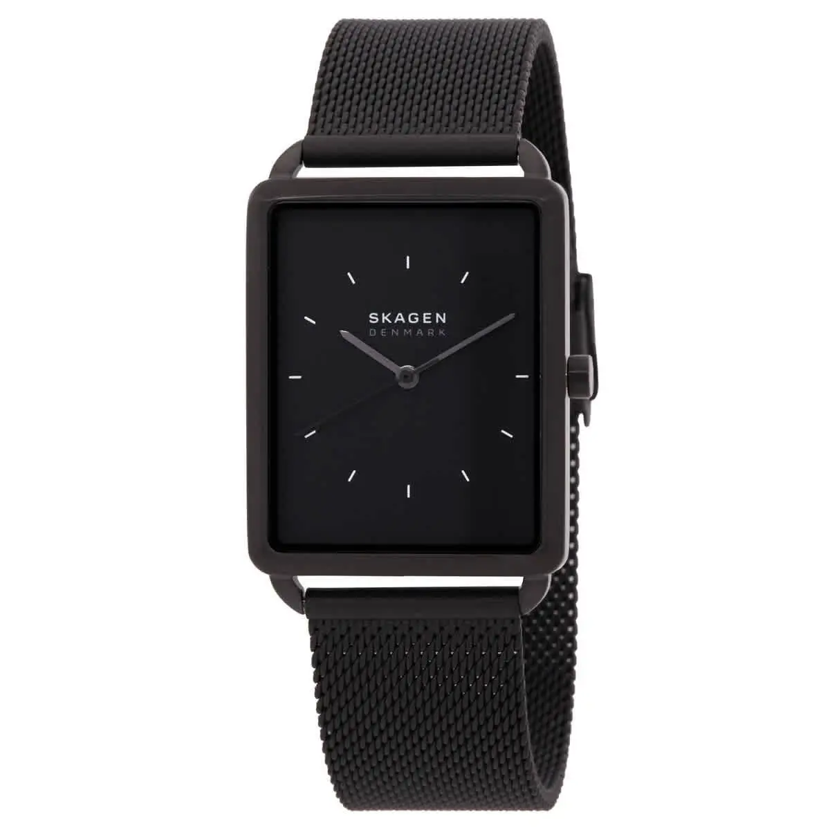 Skagen Hagen Quartz Black Dial Men`s Watch SKW6928 - Dial: Black, Band: Black, Bezel: Black