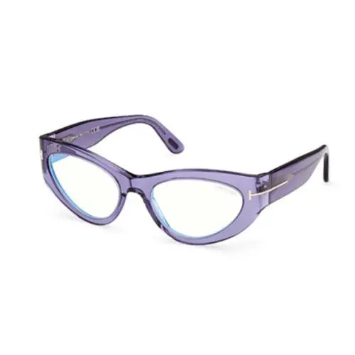 Tom Ford FT6134 B 081 Shiny Violet Cat Eye 55mm Women`s Eyeglasses