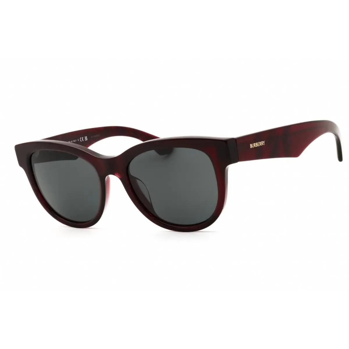 BE4432U 411587 Check Red/dark Grey 54-19-140 Sunglasses by Burberry