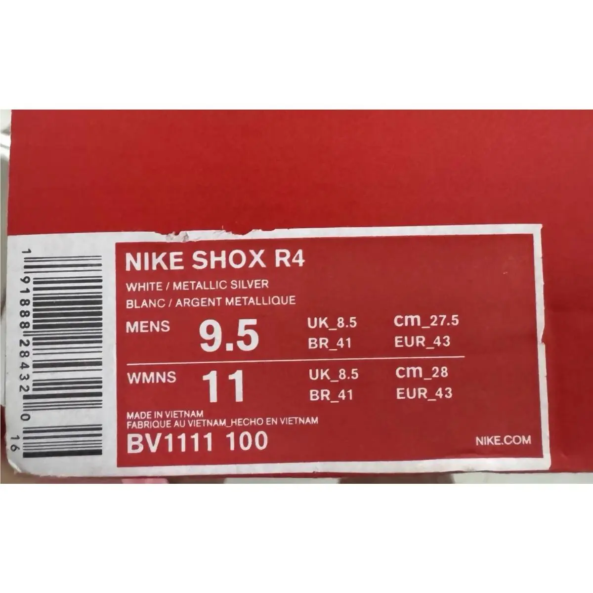 Nike shoes - Nike Shox R4 - Shox - BV1111-100 - White 5