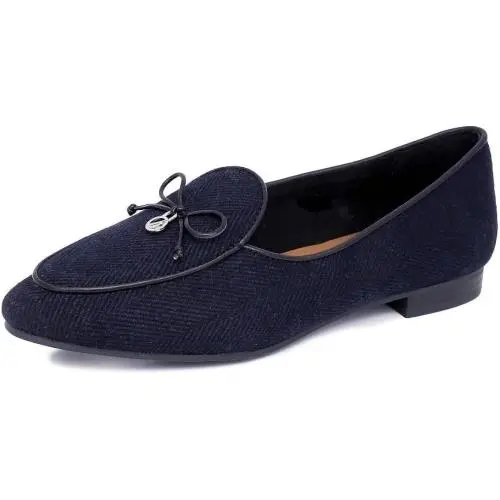 Nautica Woman`s Size 7 Flat Loafers Luxury Designer Penny Shoes Slip On Ballet