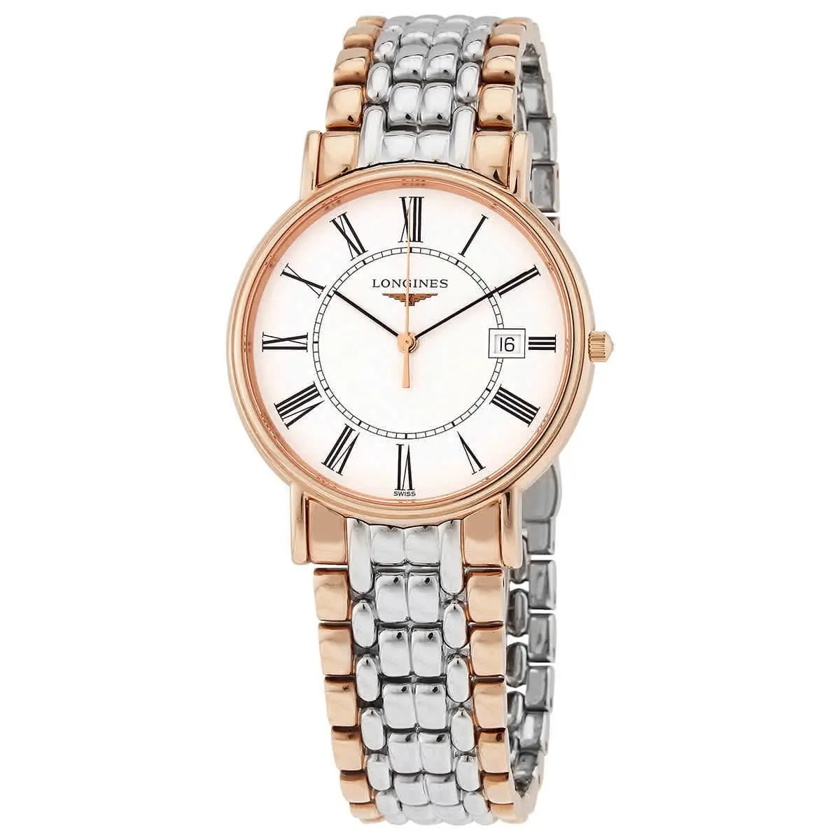 Longines Presence Quartz Men`s Two-tone Watch L4.790.1.11.7