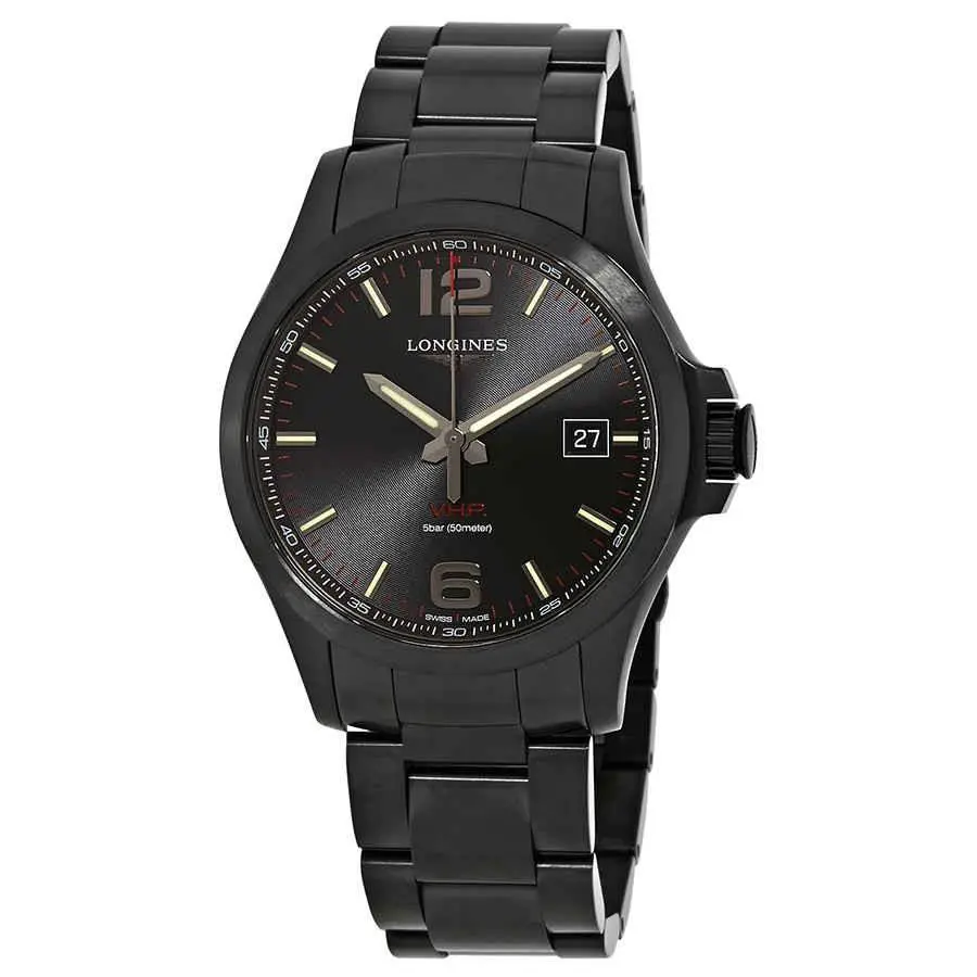 Longines Conquest V.h.p. Black Dial Men`s Watch L37262566