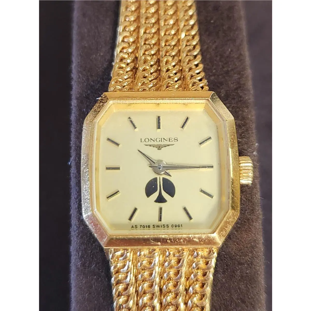 Longines Rockwell Collins Goldtone Women’s Watch 35 Year Service Award
